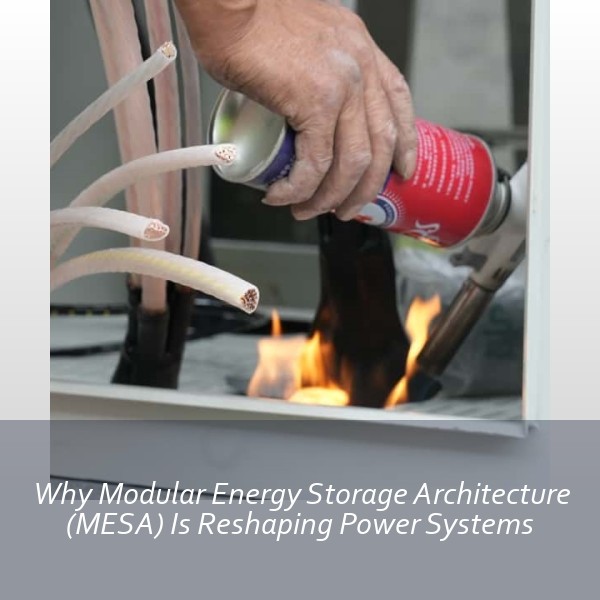 Why Modular Energy Storage Architecture (MESA) Is Reshaping Power Systems